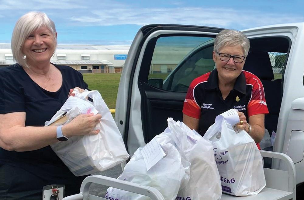 Volunteers are in residents good books