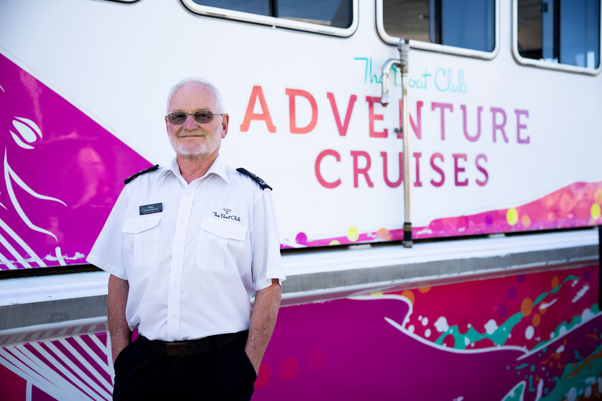 Whale watching with Captain Phil
