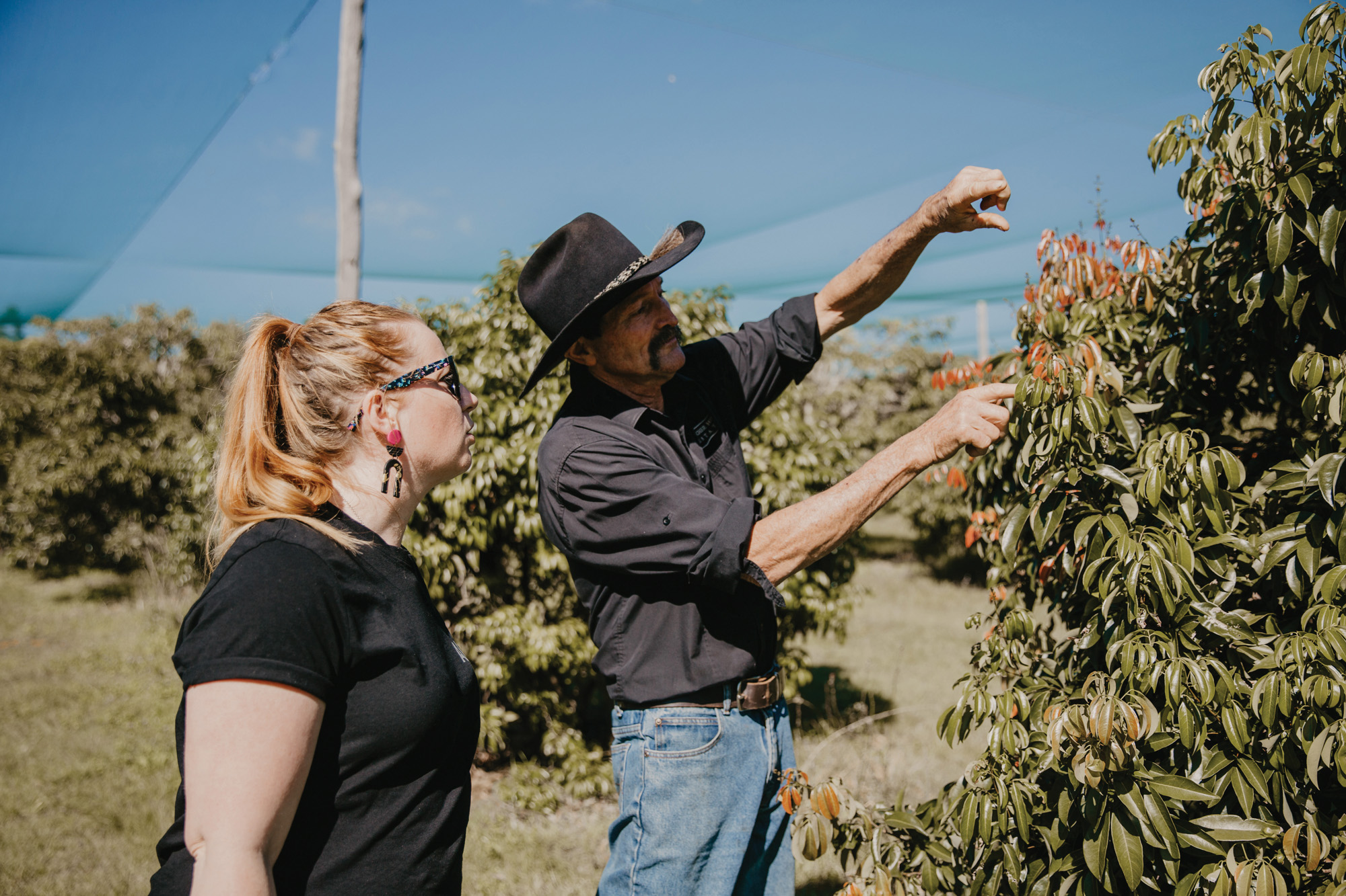Lizzie learns to be a Lychee farmer
