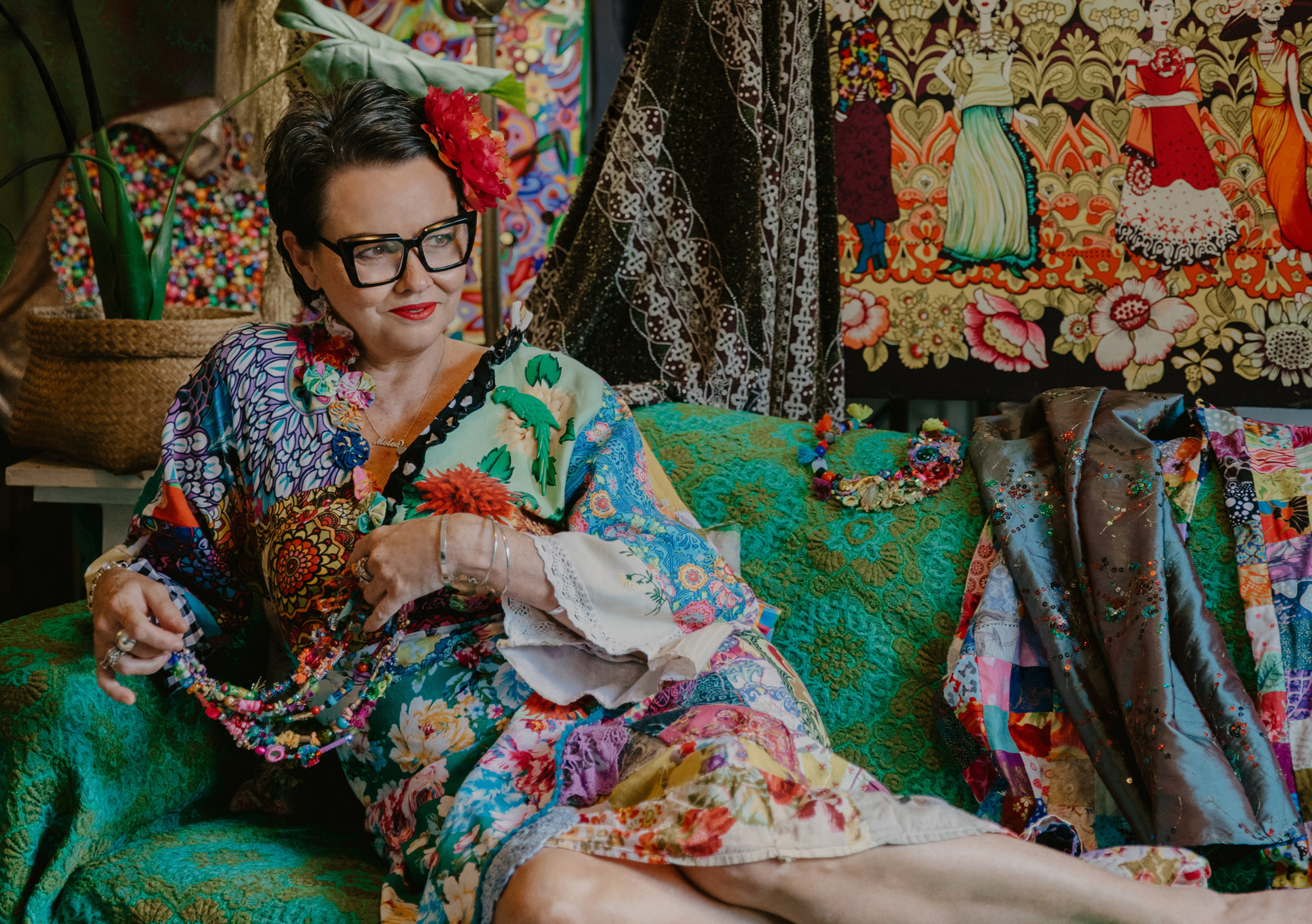 Fashion frivolity with a flourish