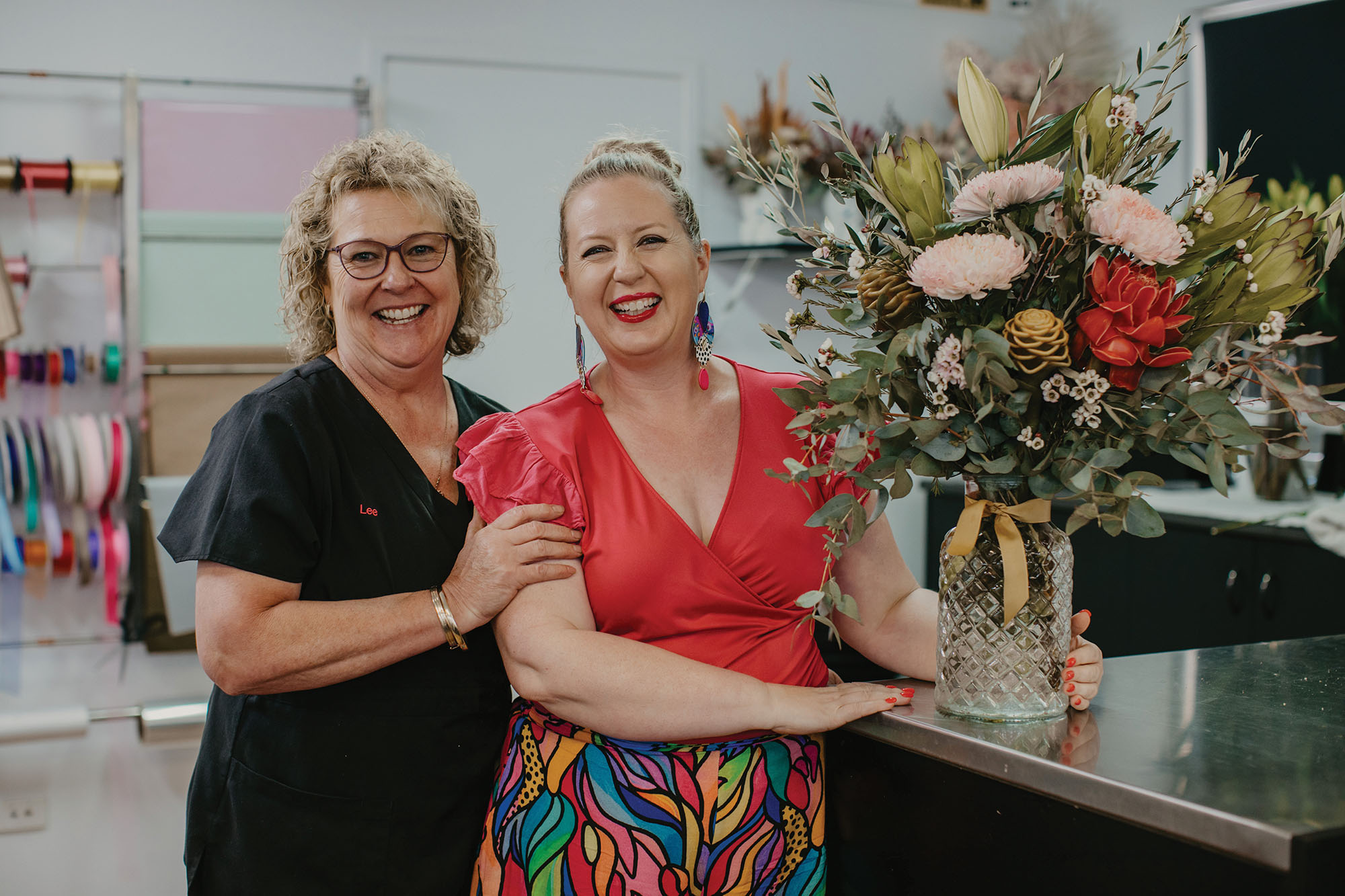 Lizzie learns to… Arrange Flowers